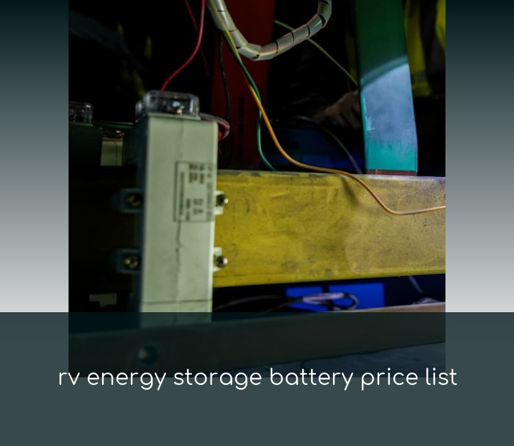 rv energy storage battery price list