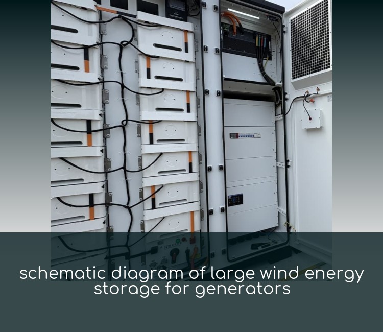 schematic diagram of large wind energy storage for generators