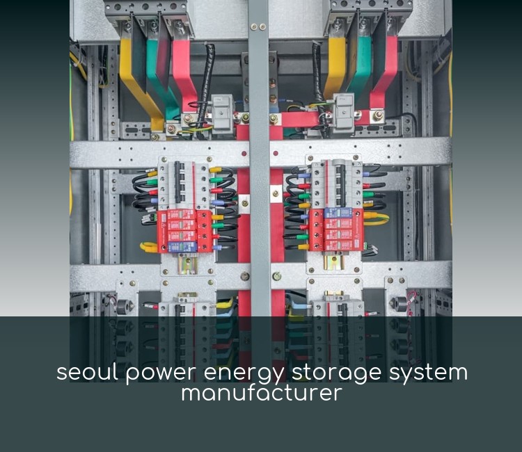 seoul power energy storage system manufacturer