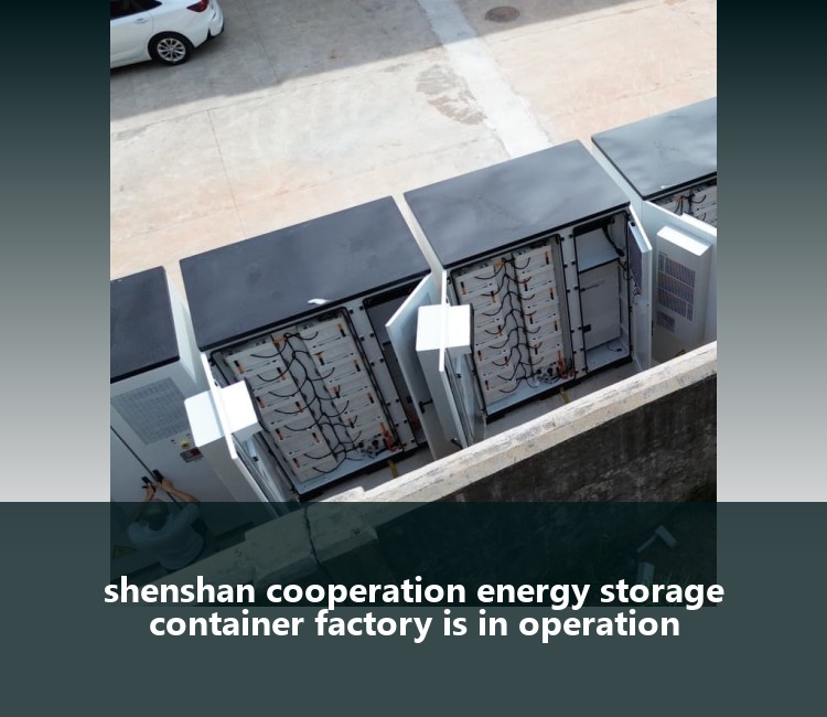 shenshan cooperation energy storage container factory is in operation