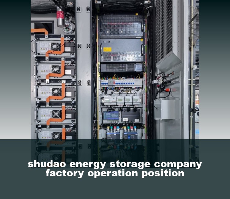 shudao energy storage company factory operation position