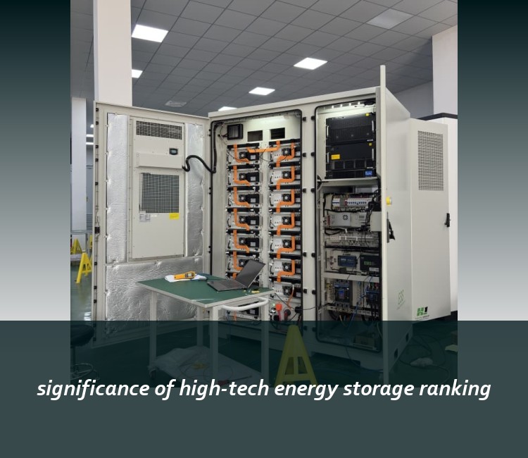 significance of high-tech energy storage ranking