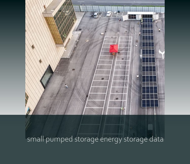 small pumped storage energy storage data
