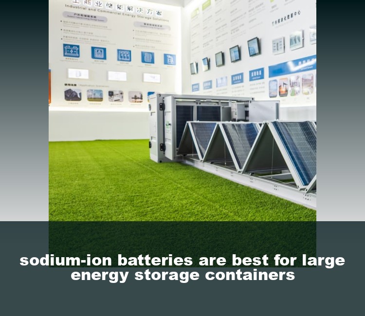 sodium-ion batteries are best for large energy storage containers