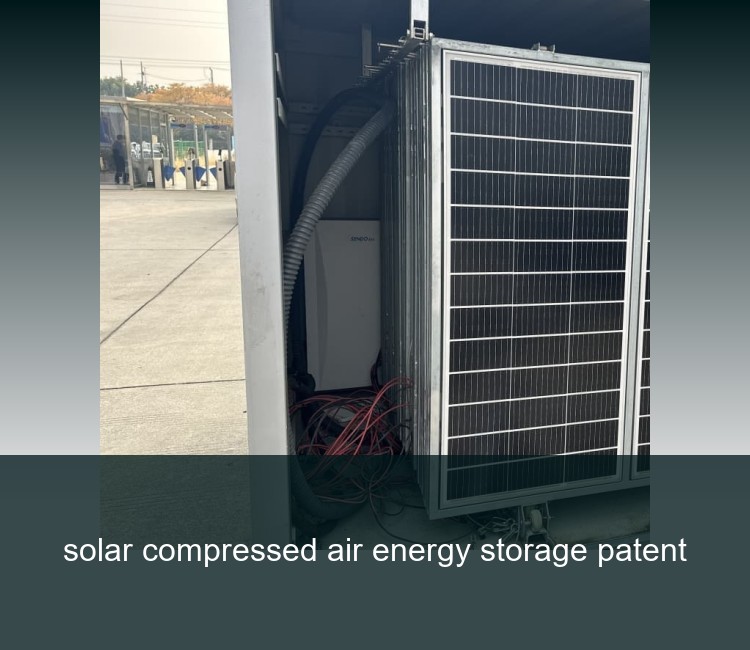 solar compressed air energy storage patent