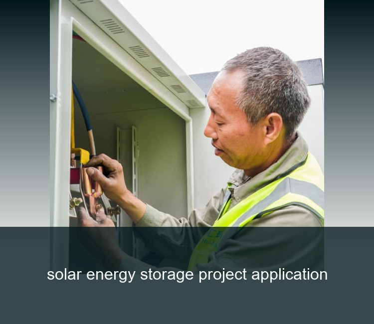 solar energy storage project application