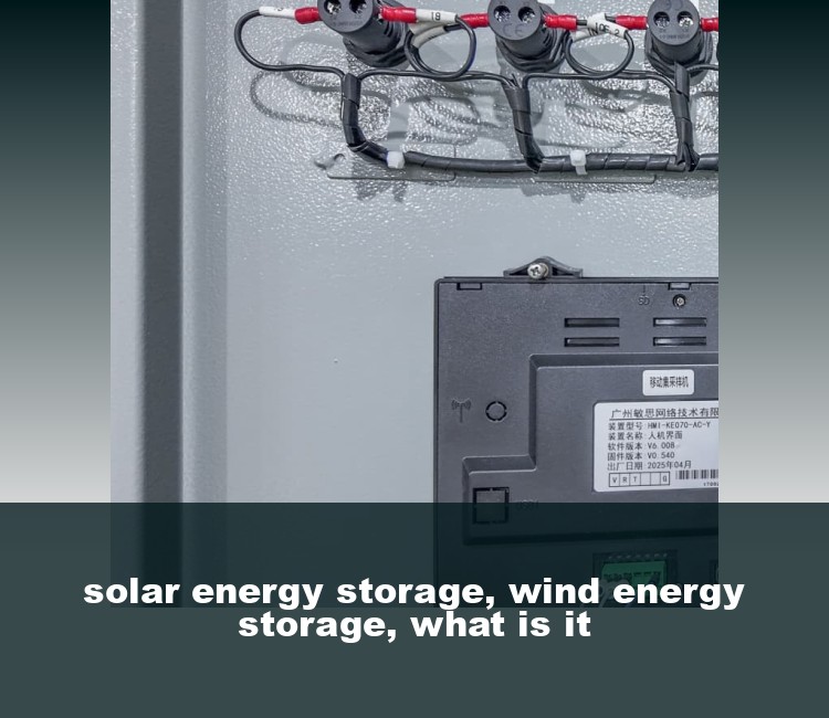 solar energy storage, wind energy storage, what is it