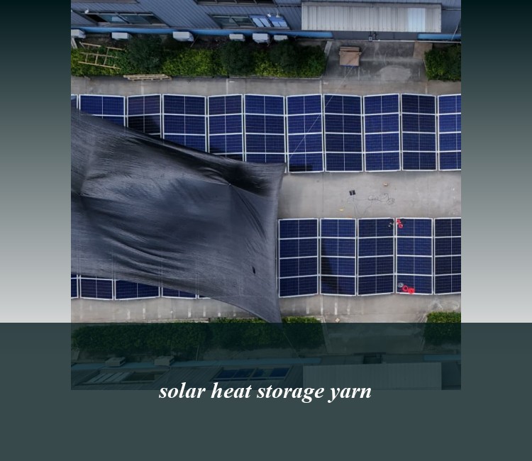 solar heat storage yarn