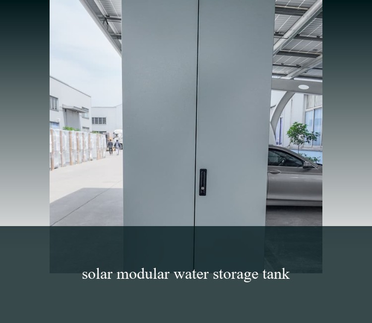 solar modular water storage tank