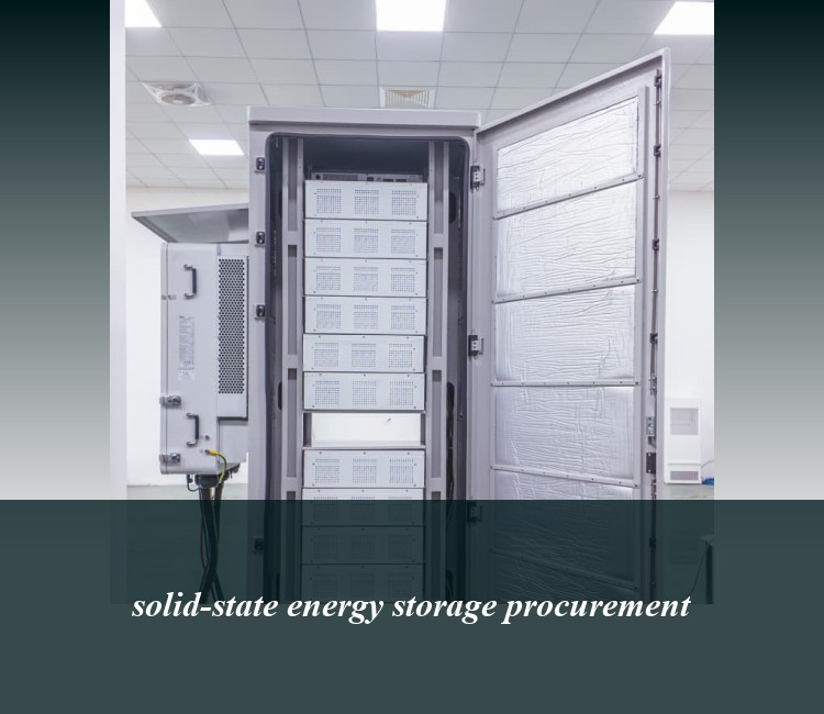 solid-state energy storage procurement