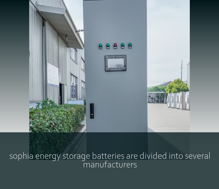 sophia energy storage batteries are divided into several manufacturers