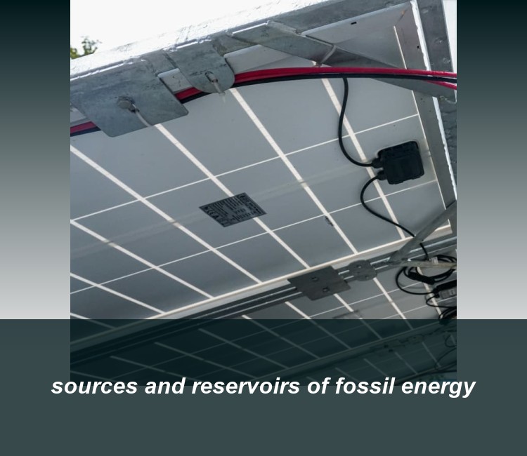 sources and reservoirs of fossil energy