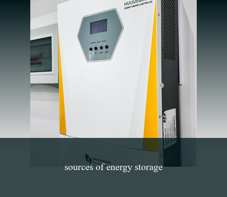 sources of energy storage