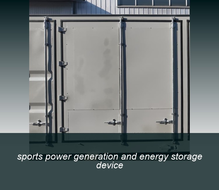 sports power generation and energy storage device