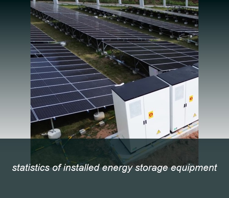 statistics of installed energy storage equipment