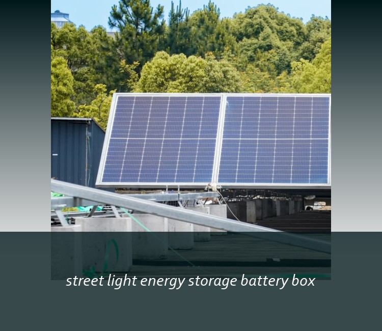 street light energy storage battery box