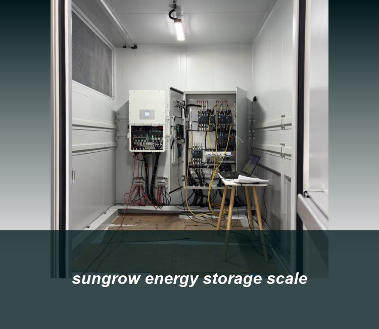 sungrow energy storage scale