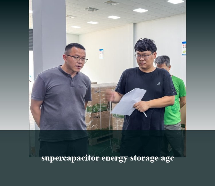 supercapacitor energy storage agc