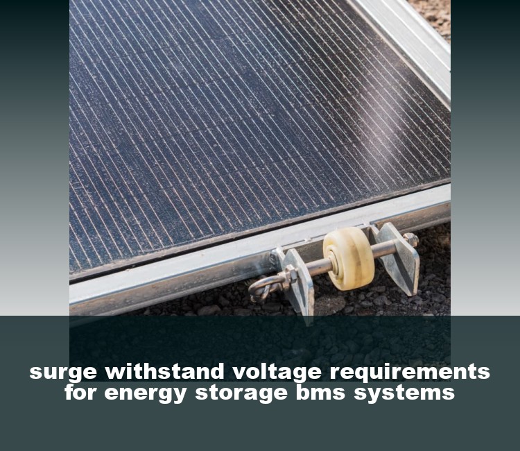 surge withstand voltage requirements for energy storage bms systems