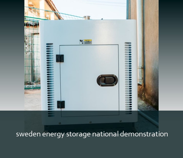 sweden energy storage national demonstration