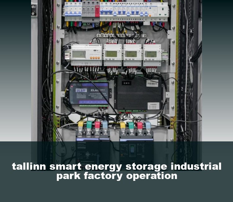 tallinn smart energy storage industrial park factory operation