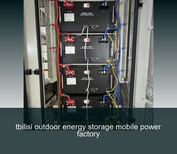 tbilisi outdoor energy storage mobile power factory