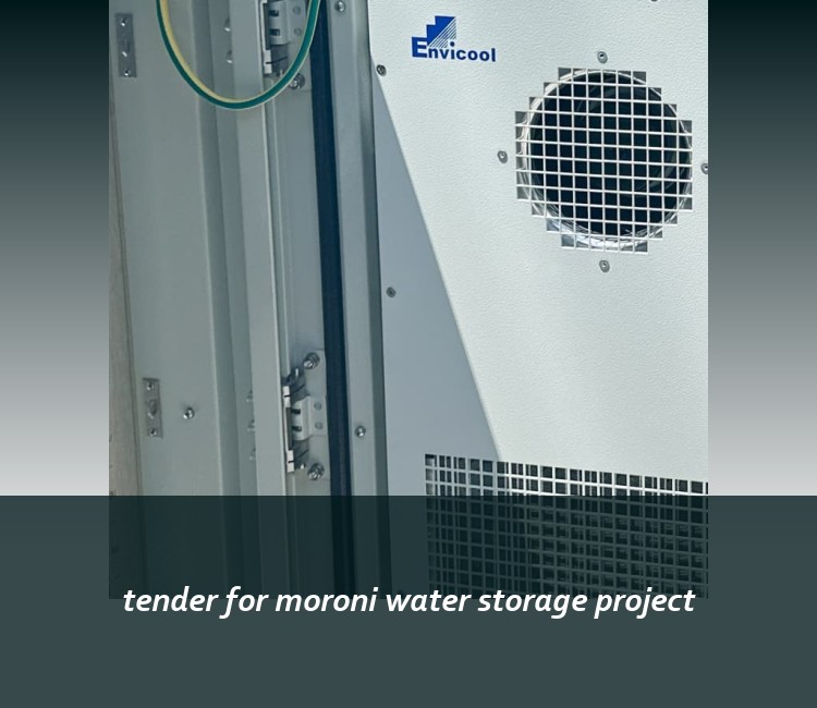 tender for moroni water storage project