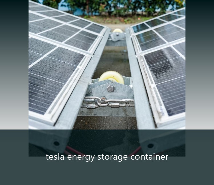 tesla energy storage container