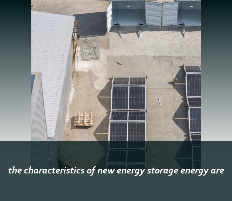 the characteristics of new energy storage energy are