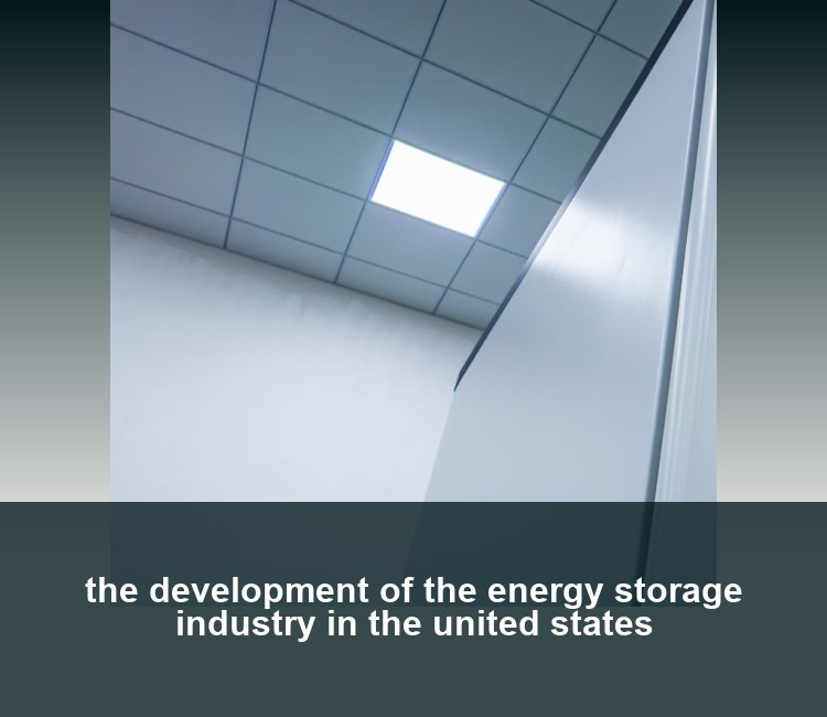 the development of the energy storage industry in the united states