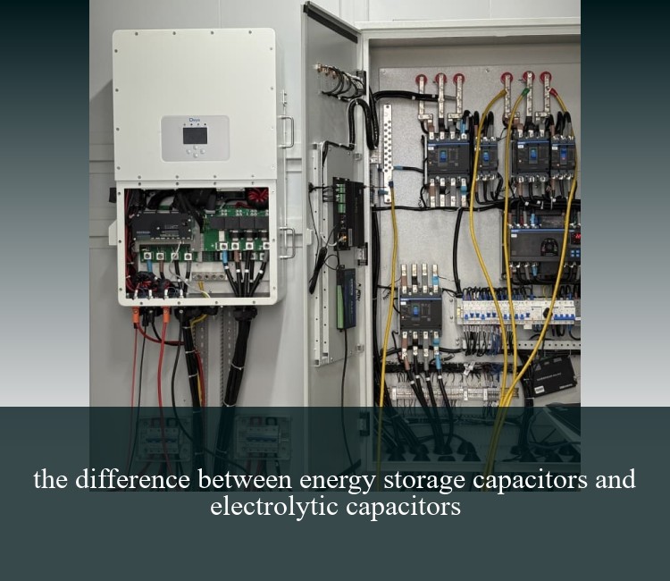 the difference between energy storage capacitors and electrolytic capacitors