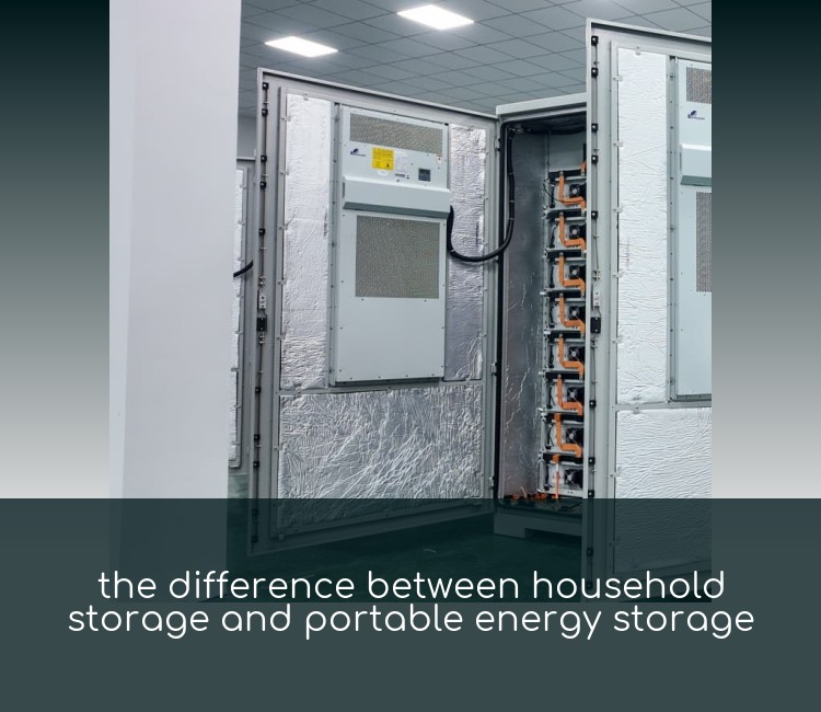 the difference between household storage and portable energy storage