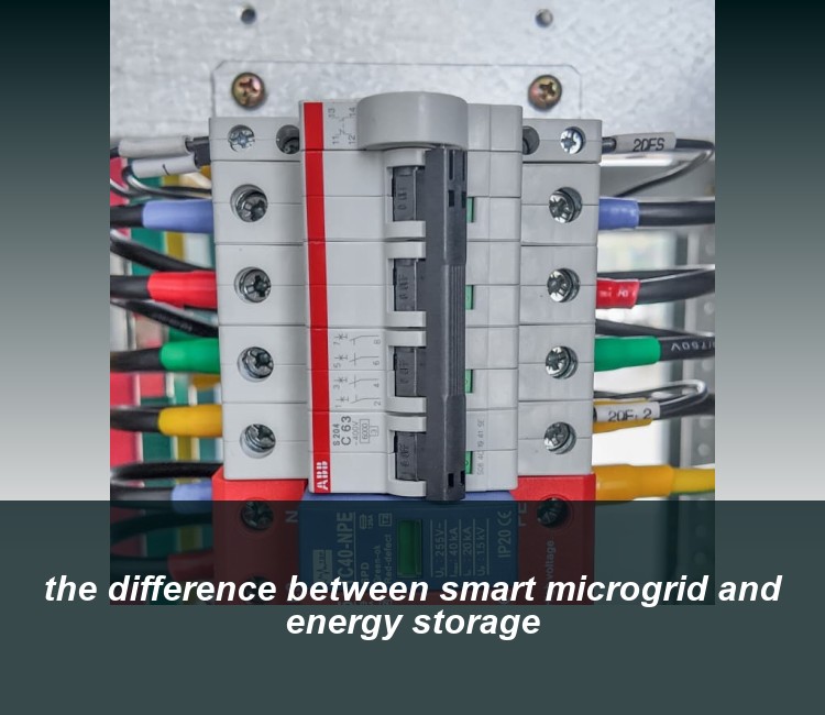 the difference between smart microgrid and energy storage