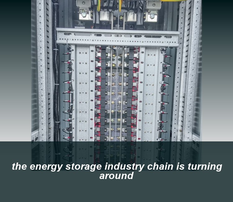 the energy storage industry chain is turning around