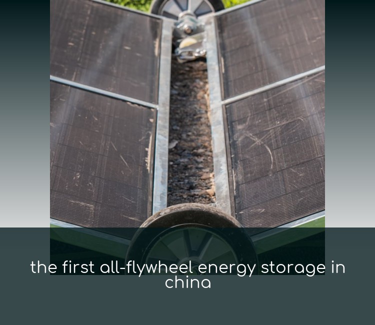 the first all-flywheel energy storage in china