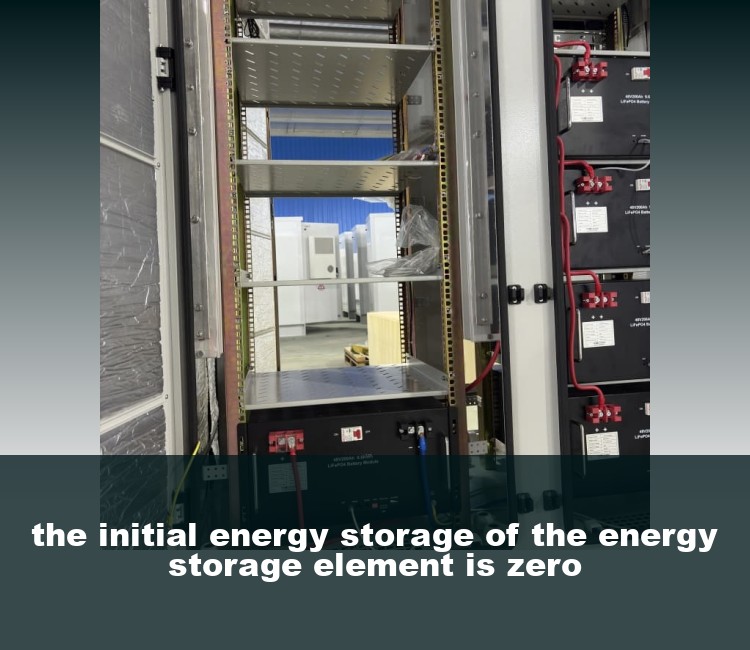 the initial energy storage of the energy storage element is zero