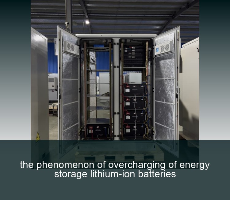 the phenomenon of overcharging of energy storage lithium-ion batteries