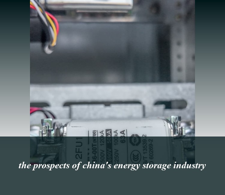 the prospects of china's energy storage industry