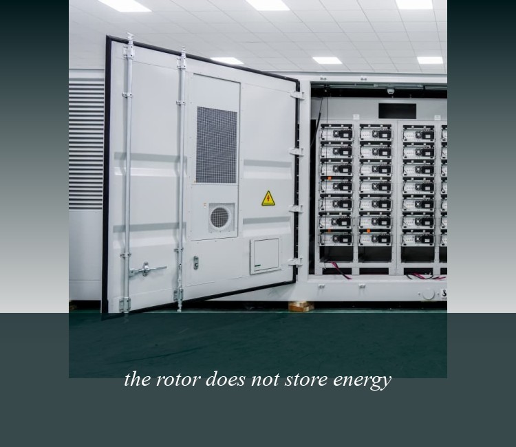 the rotor does not store energy