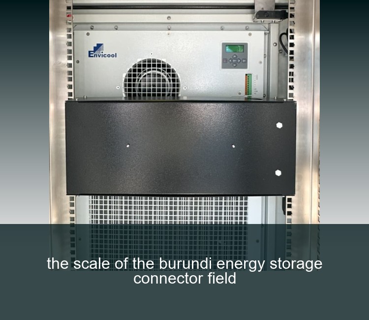 the scale of the burundi energy storage connector field