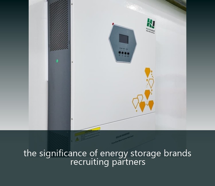 the significance of energy storage brands recruiting partners