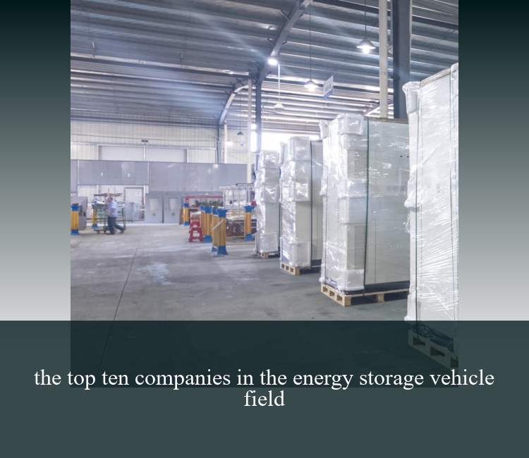 the top ten companies in the energy storage vehicle field