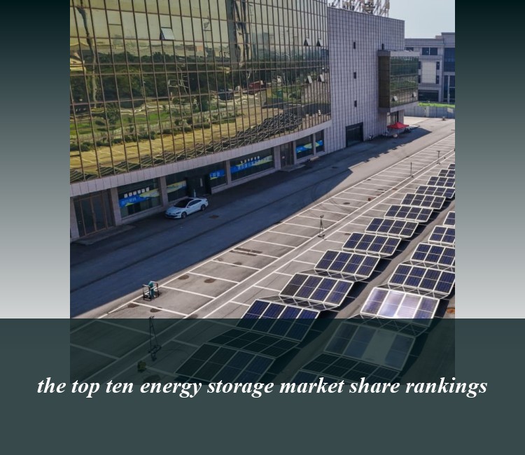 the top ten energy storage market share rankings