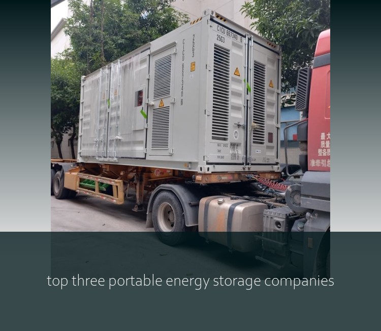 top three portable energy storage companies