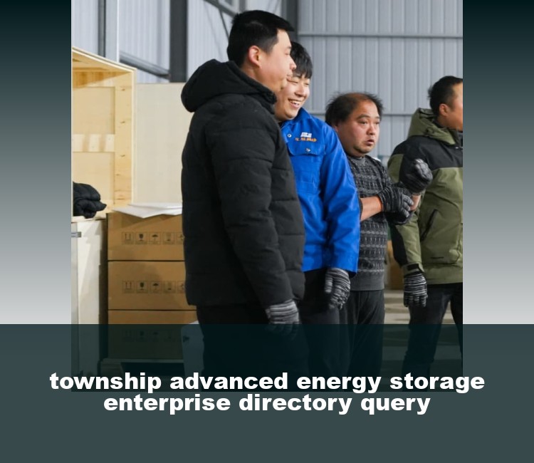 township advanced energy storage enterprise directory query