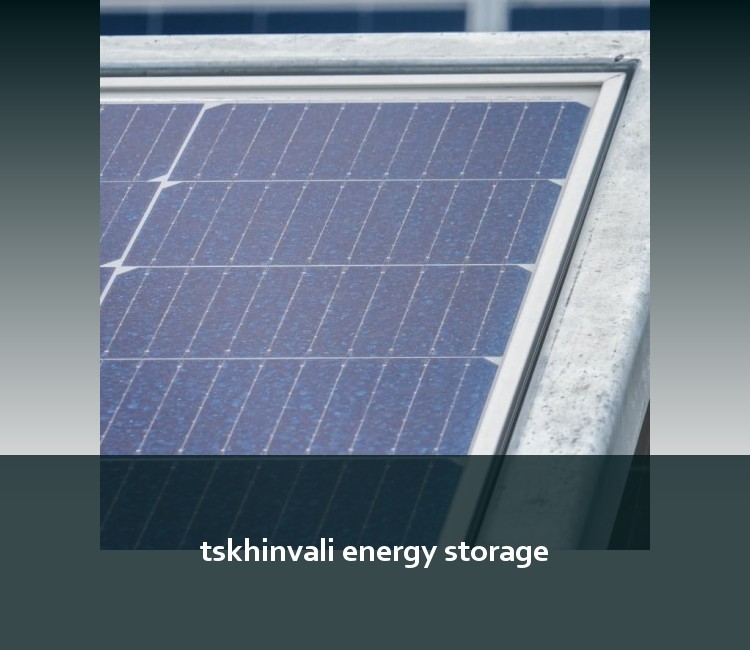 tskhinvali energy storage