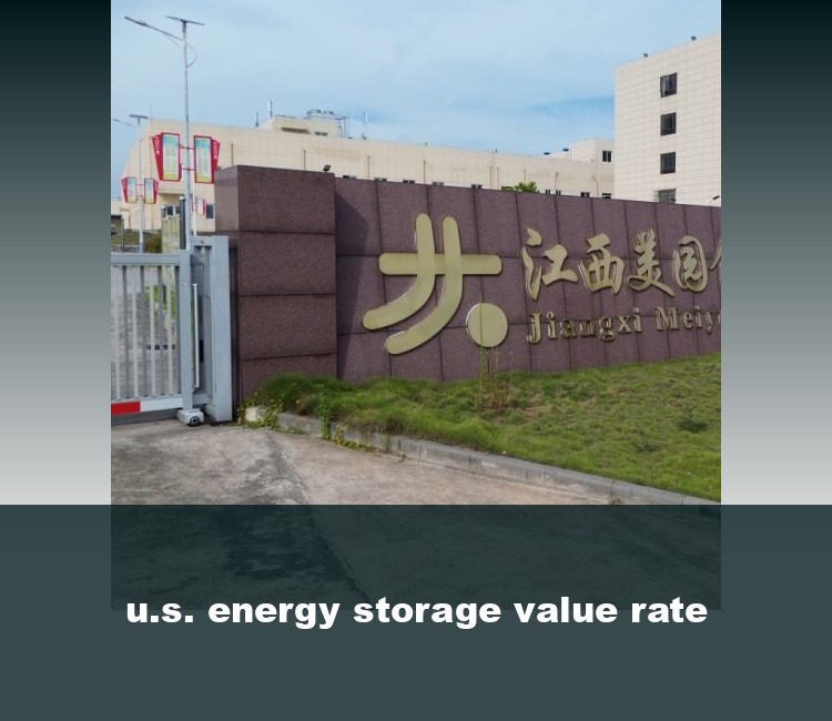 u.s. energy storage value rate