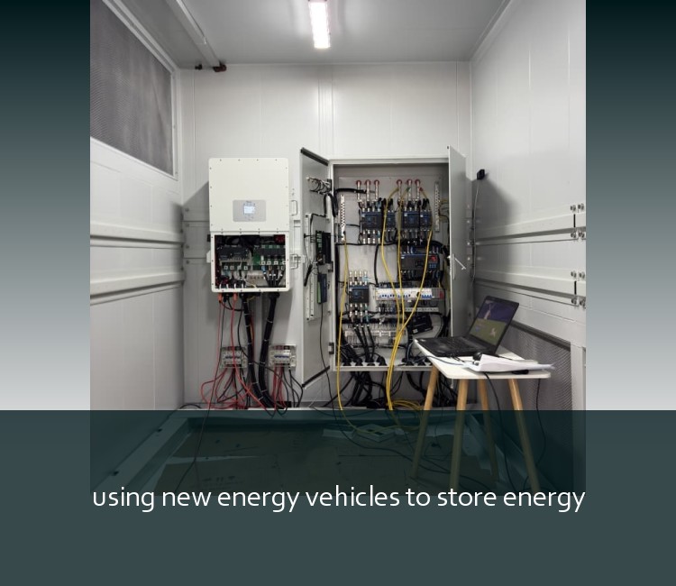 using new energy vehicles to store energy