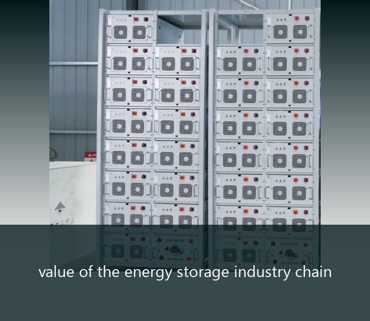 value of the energy storage industry chain