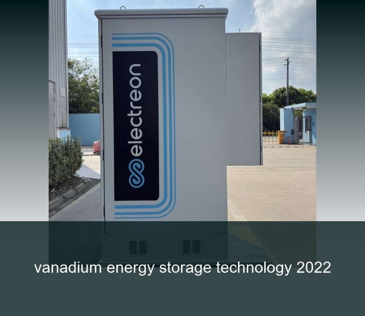 vanadium energy storage technology 2022
